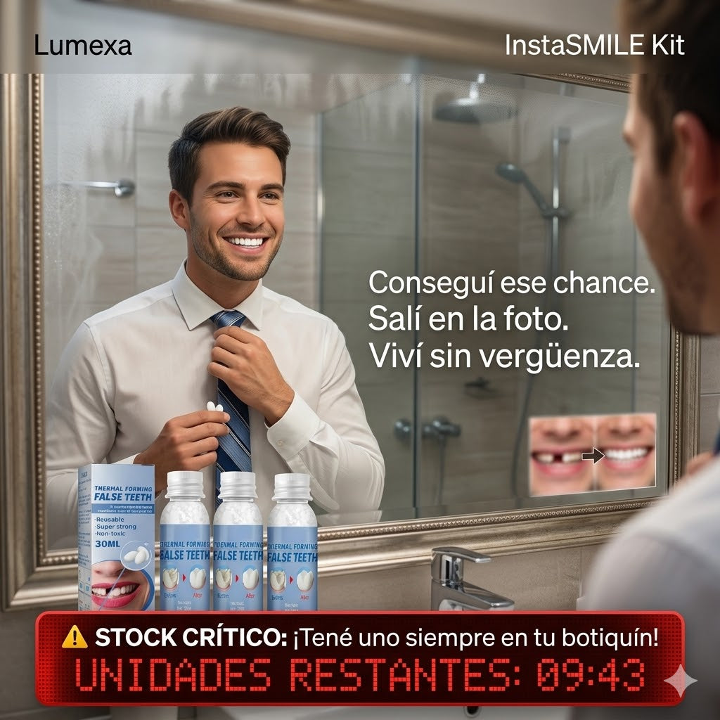 InstaSmile Kit™: Resina Térmica Segura y Natural