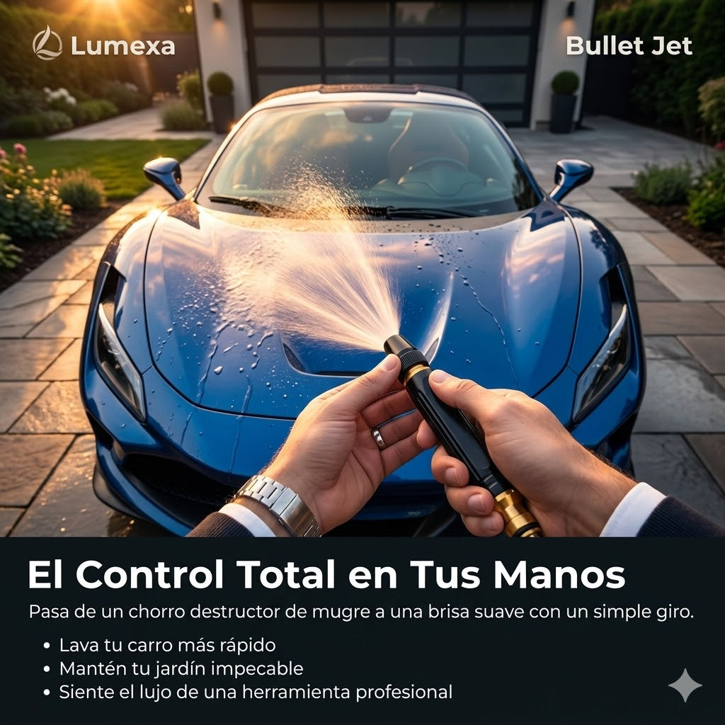 BulletJet®: 3 Modos de Disparo + Kit de Conectores Rápidos
