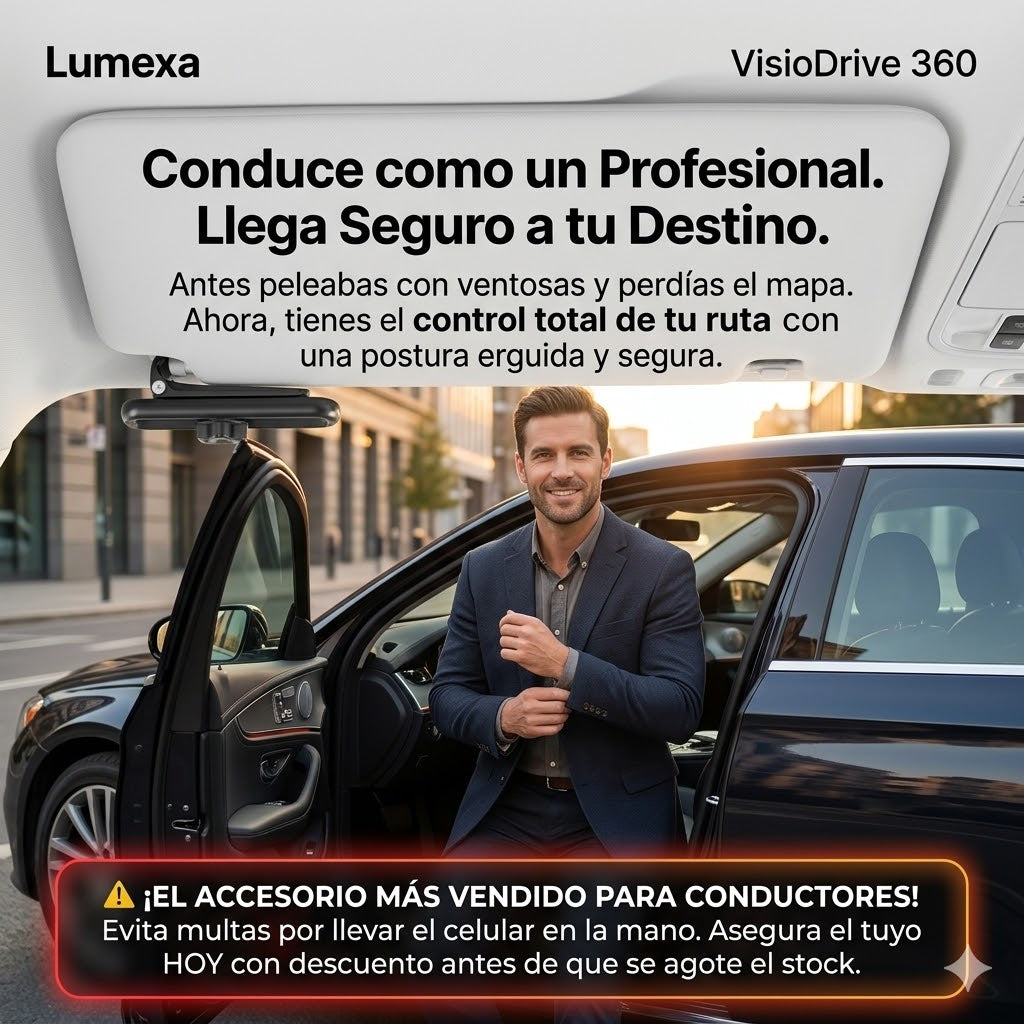 VisioDrive360®: Rotación 1080° y Agarre Anticaídas