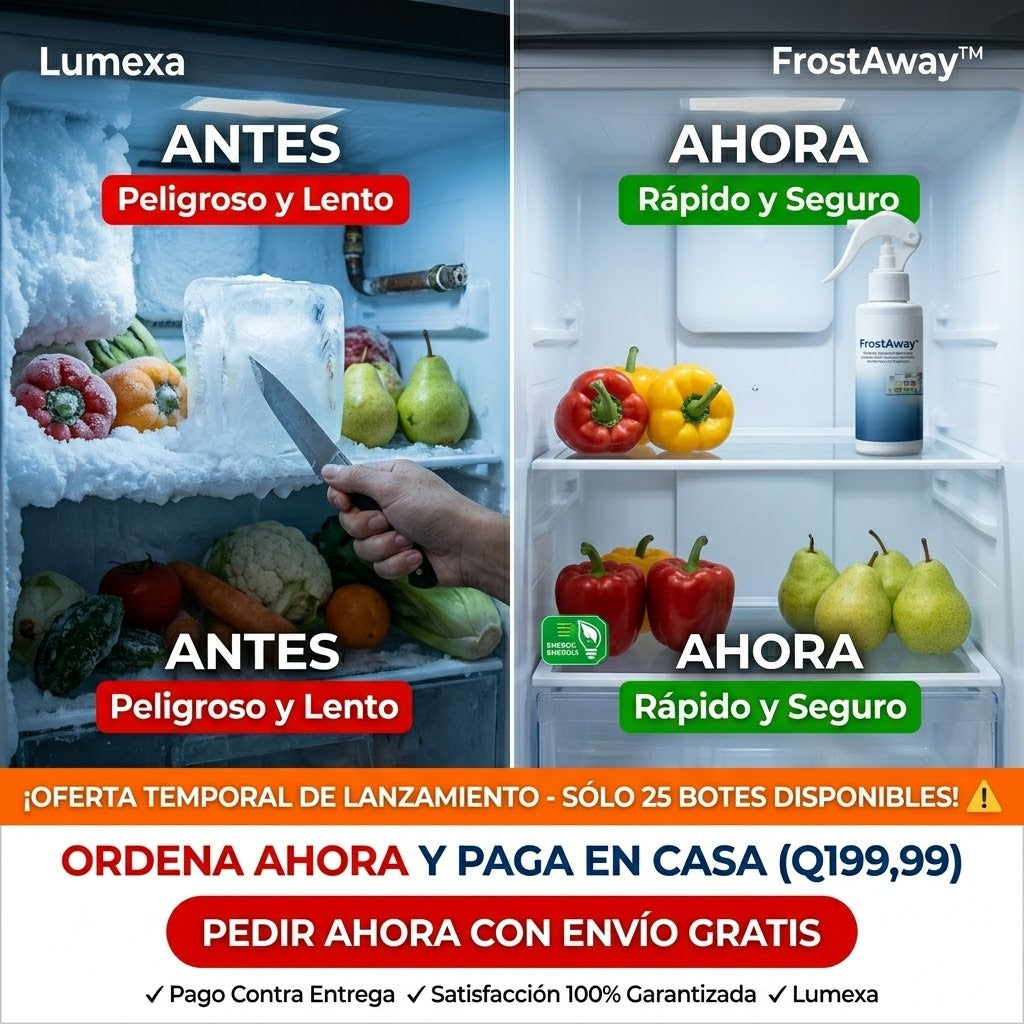 FrostAway™: Elimina Escarcha y Malos Olores