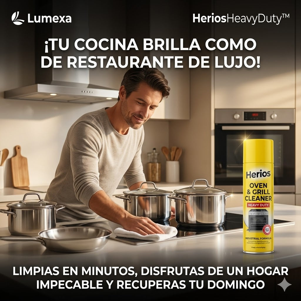 HeriosHeavyDuty™: Limpiador de Hornos, Estufas y Churrasqueras