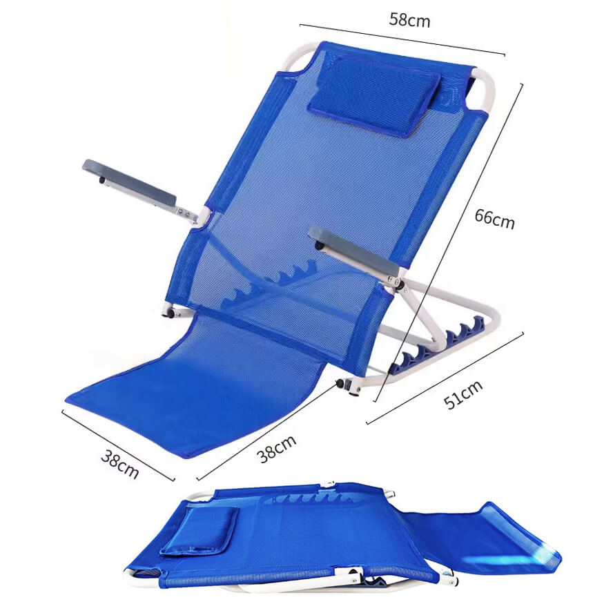 Confort360®: Soporte Lumbar Transpirable con Apoyabrazos y Almohadilla