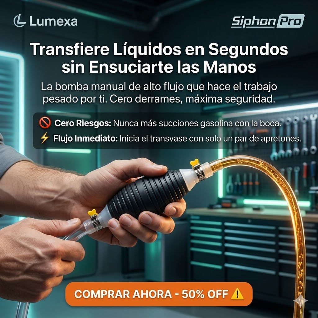 Siphon Pro®: Bomba Manual para Líquidos