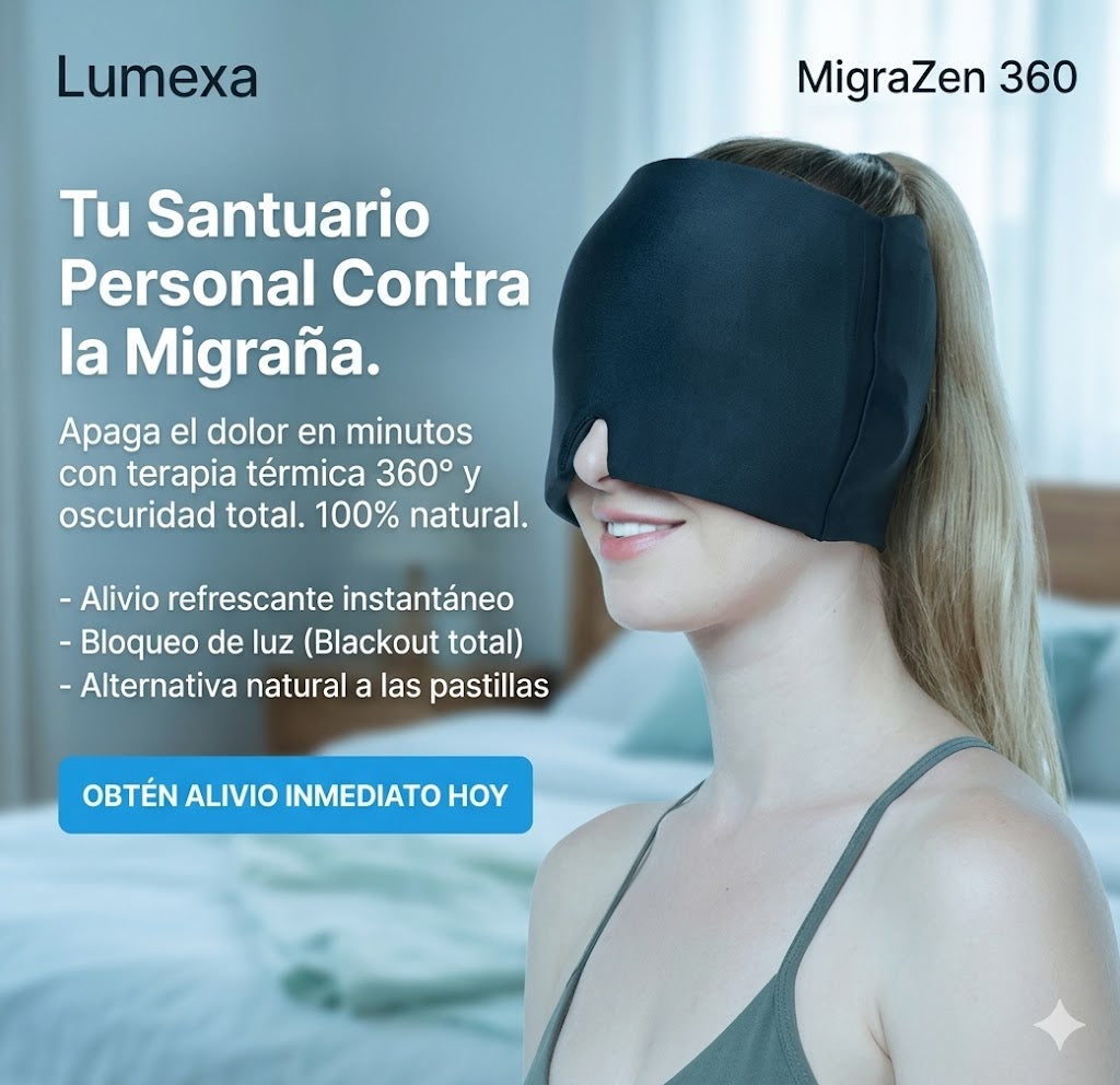 MigraZen 360: Terapia de Frío/Calor 360° y Bloqueo de Luz