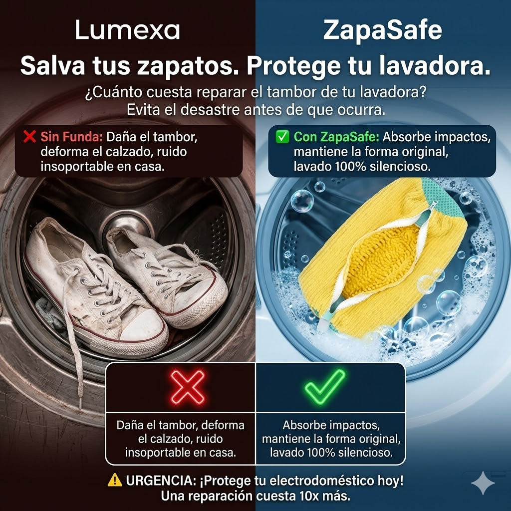 ZapaSafe™: Bolsa Protectora Lavadora y Anti-Golpes