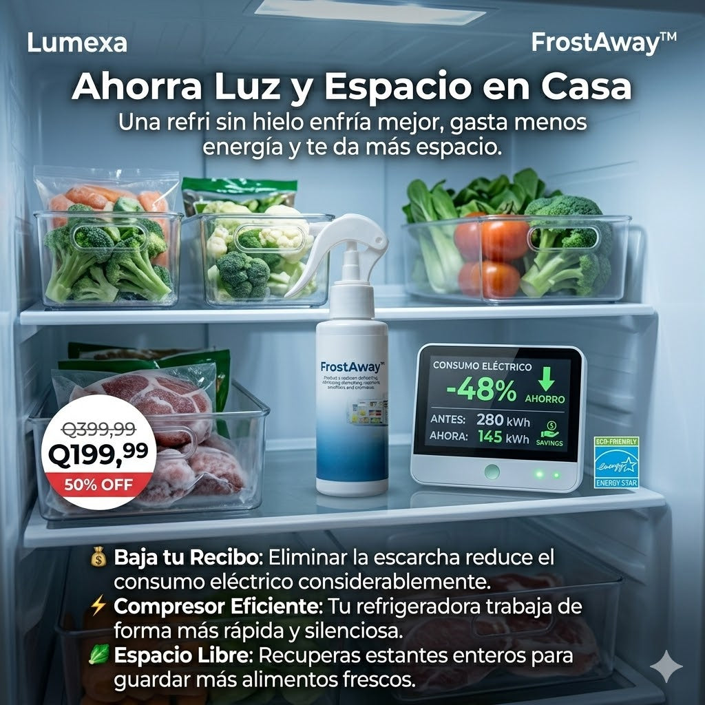 FrostAway™: Elimina Escarcha y Malos Olores