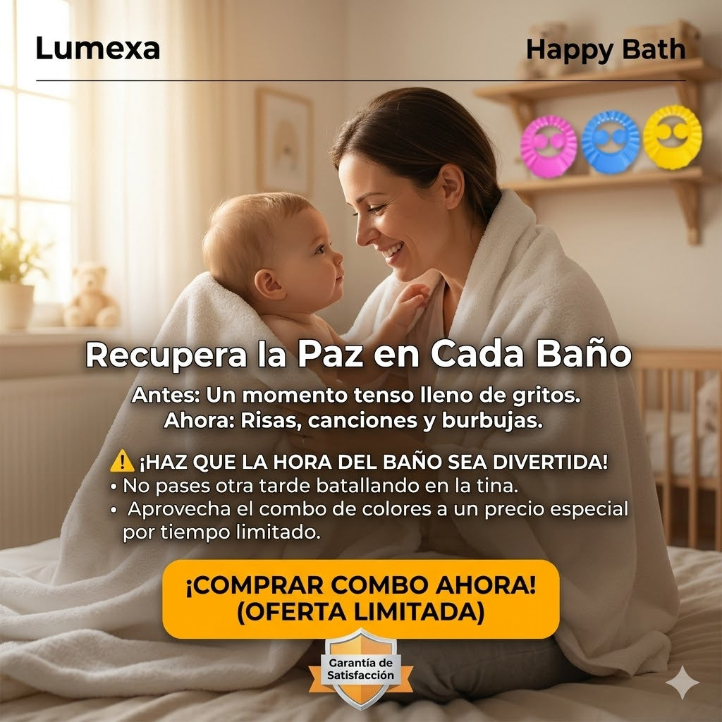 HappyBath®: Antilágrimas y Protección de Oídos