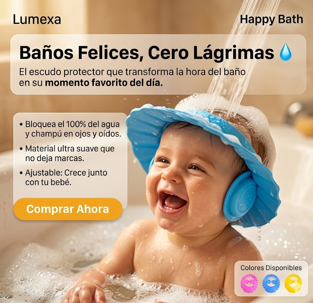 HappyBath®: Antilágrimas y Protección de Oídos