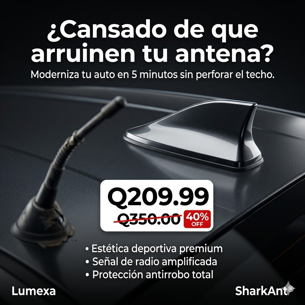 SharkAnt®: Amplificador de Señal AM/FM Integrado