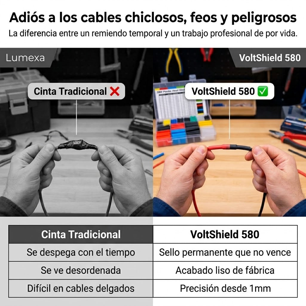 VoltShield 580®: Kit Profesional de Tubo Termoencogible