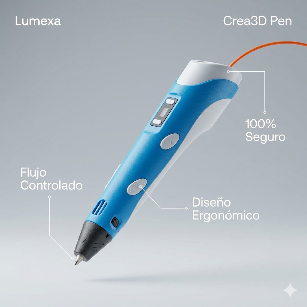 Crea3D Pen™: Crea Figuras Reales