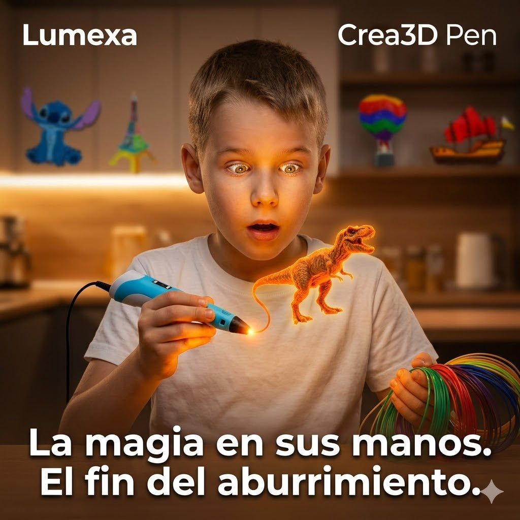 Crea3D Pen™: Crea Figuras Reales