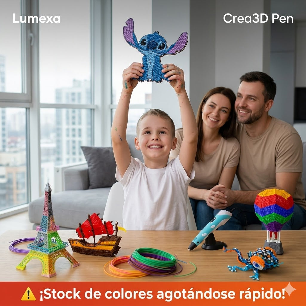 Crea3D Pen™: Crea Figuras Reales