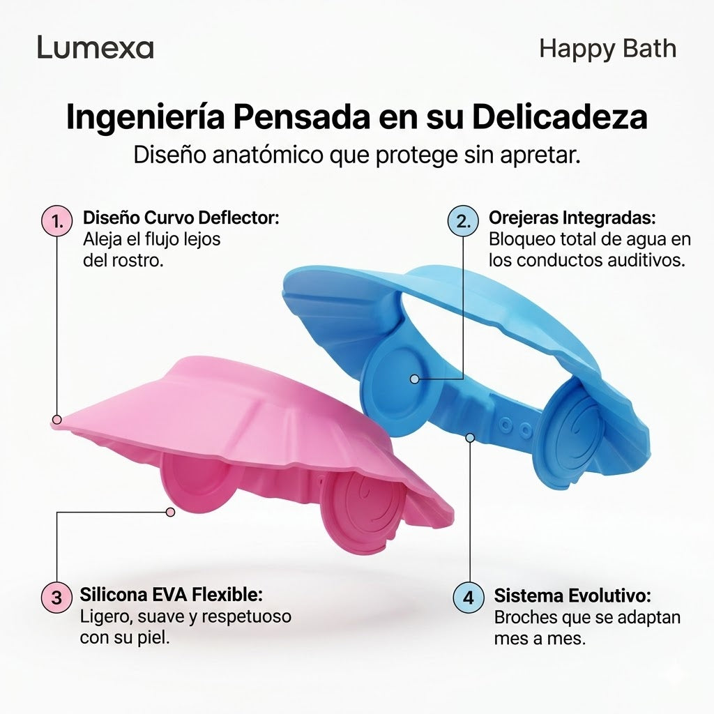 HappyBath®: Antilágrimas y Protección de Oídos