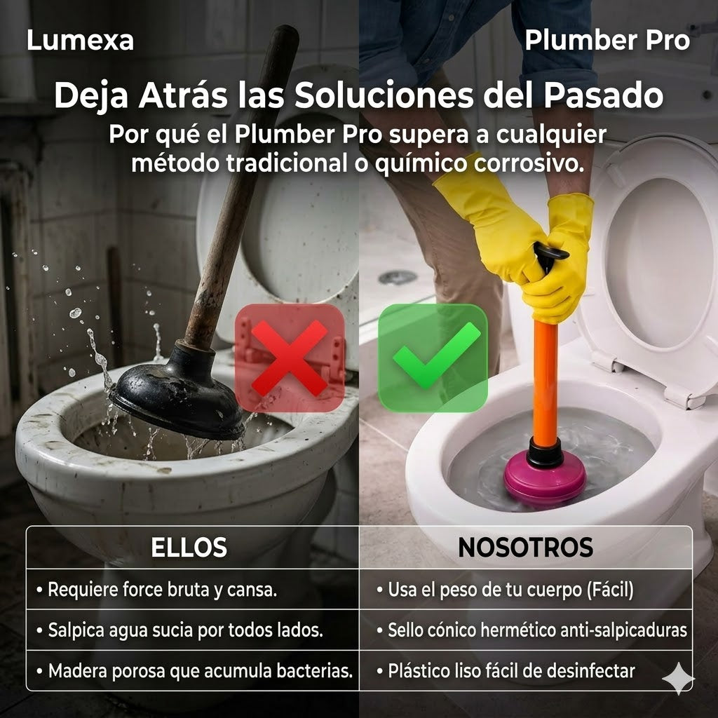 PlumberPro®: Sistema de Destapado Potente