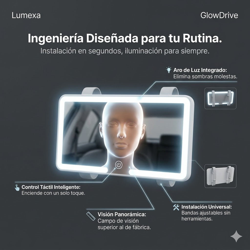 GlowDrive™: Control Táctil e Iluminación de Estudio