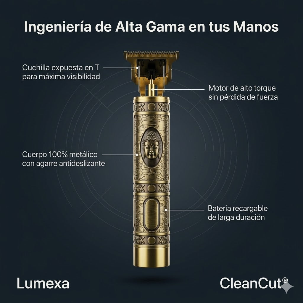 CleanCut®: Estilo Vintage de Alta Precisión y Cuchilla de Acero