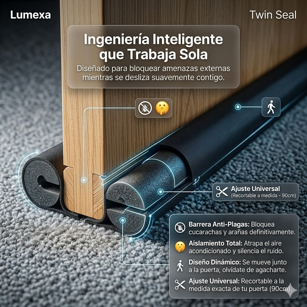 TwinSeal™: Protector contra bichos y roedores