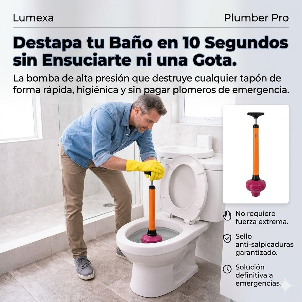 PlumberPro®: Sistema de Destapado Potente