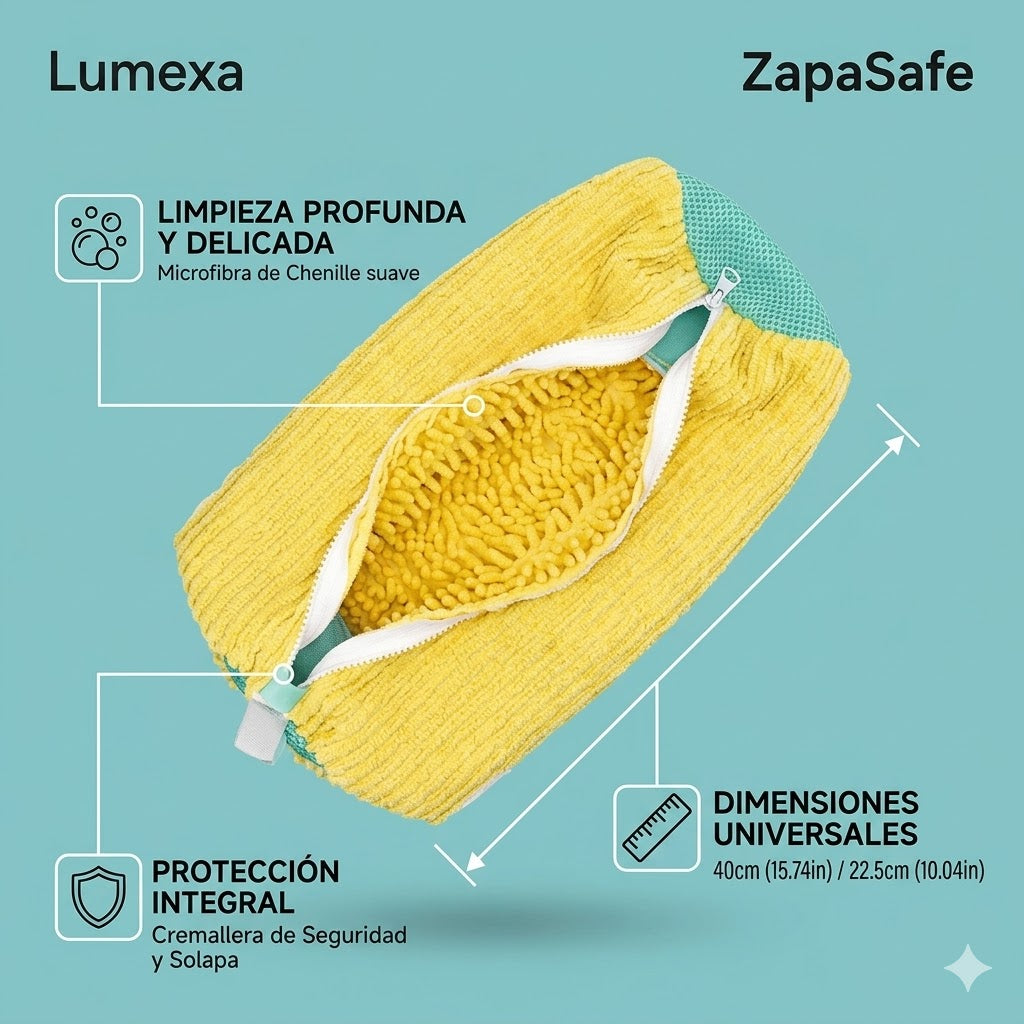 ZapaSafe™: Bolsa Protectora Lavadora y Anti-Golpes