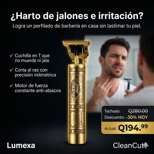 CleanCut®: Estilo Vintage de Alta Precisión y Cuchilla de Acero