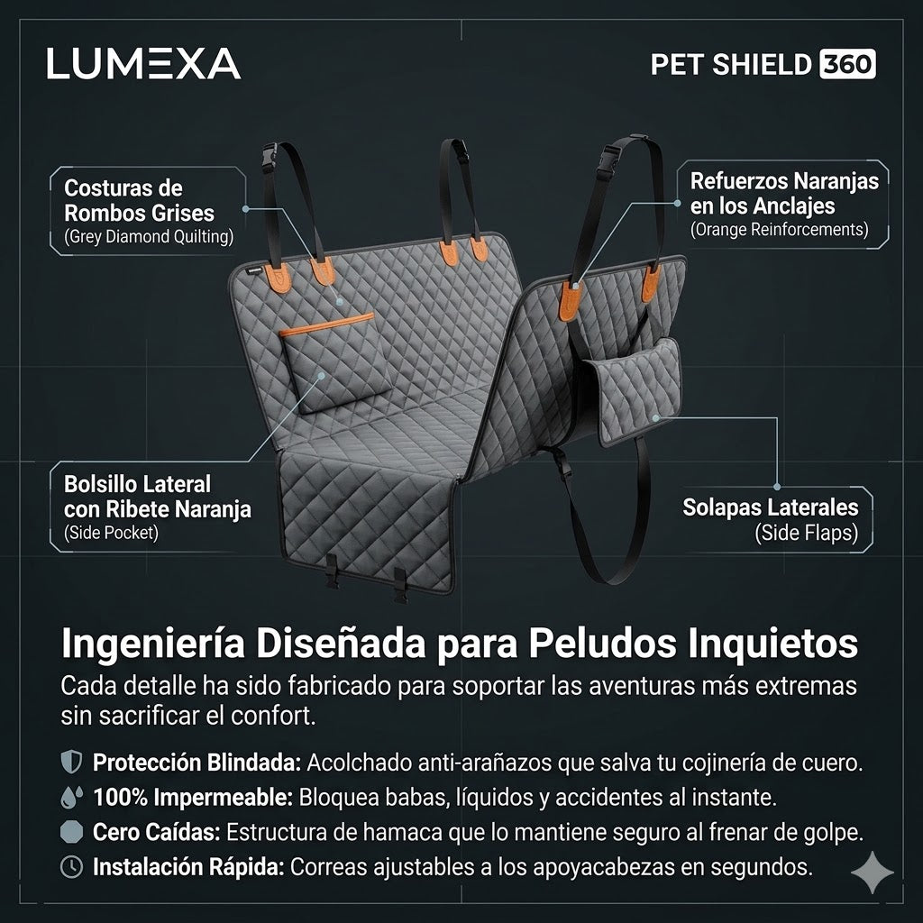 Pet Shield 360™: Impermeable, Antideslizante y Cobertura Total