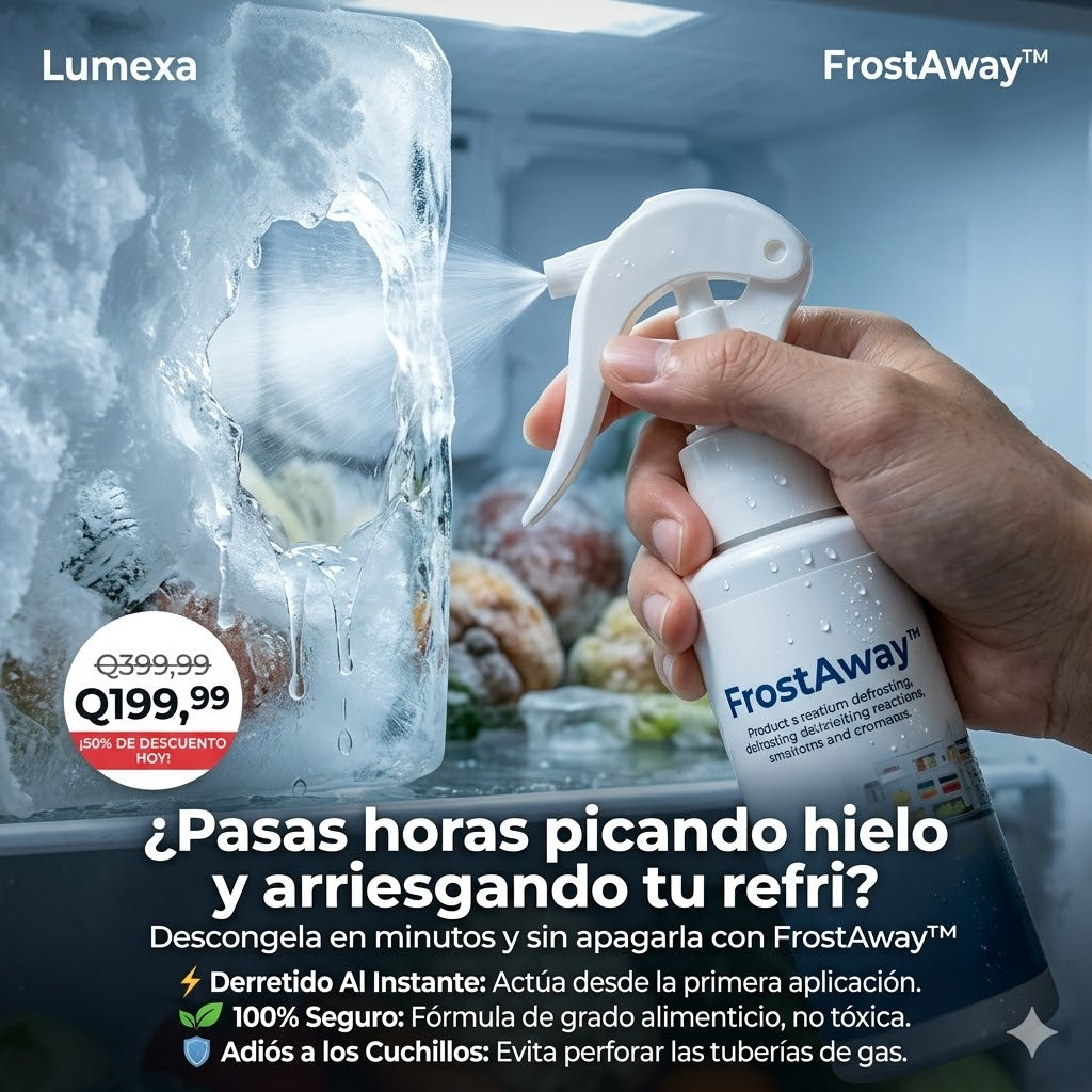FrostAway™: Elimina Escarcha y Malos Olores