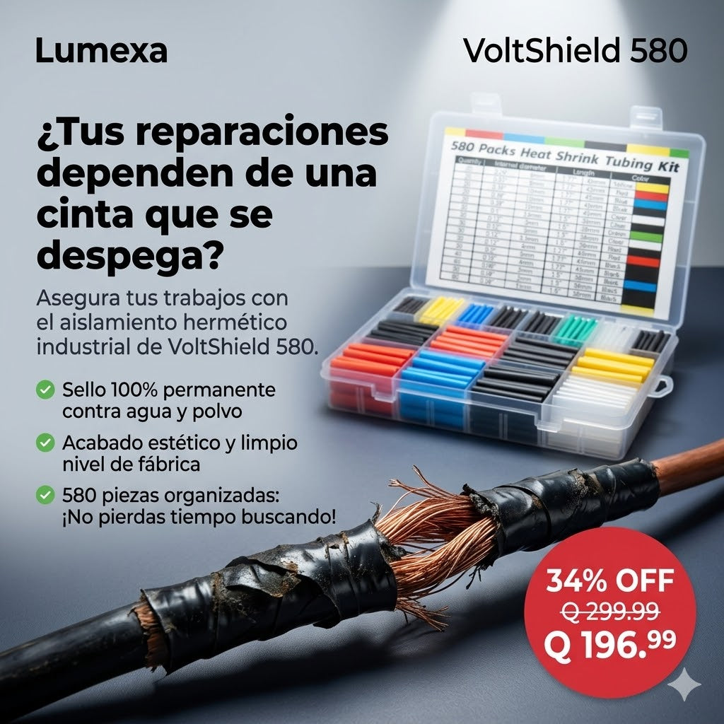 VoltShield 580®: Kit Profesional de Tubo Termoencogible