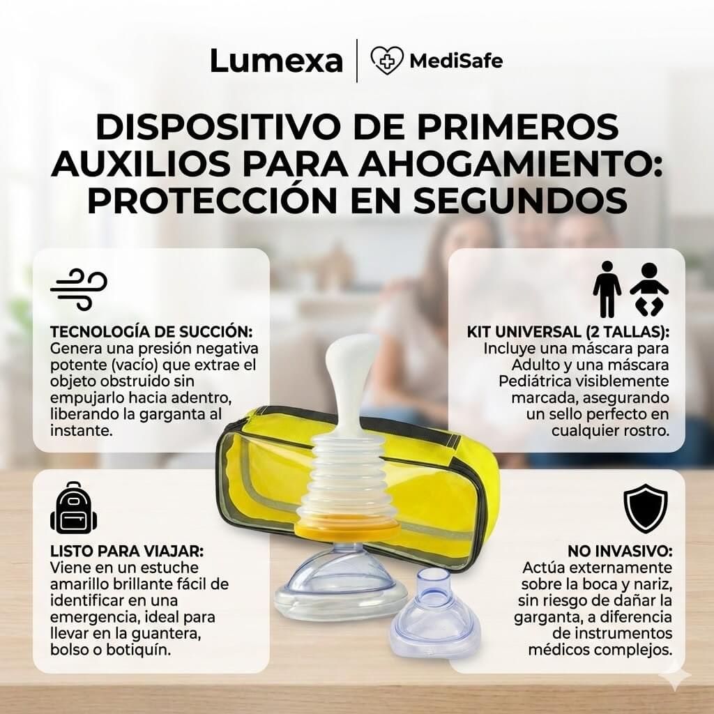 MediSafe™: Anti-Atragantamiento Adultos y Niños