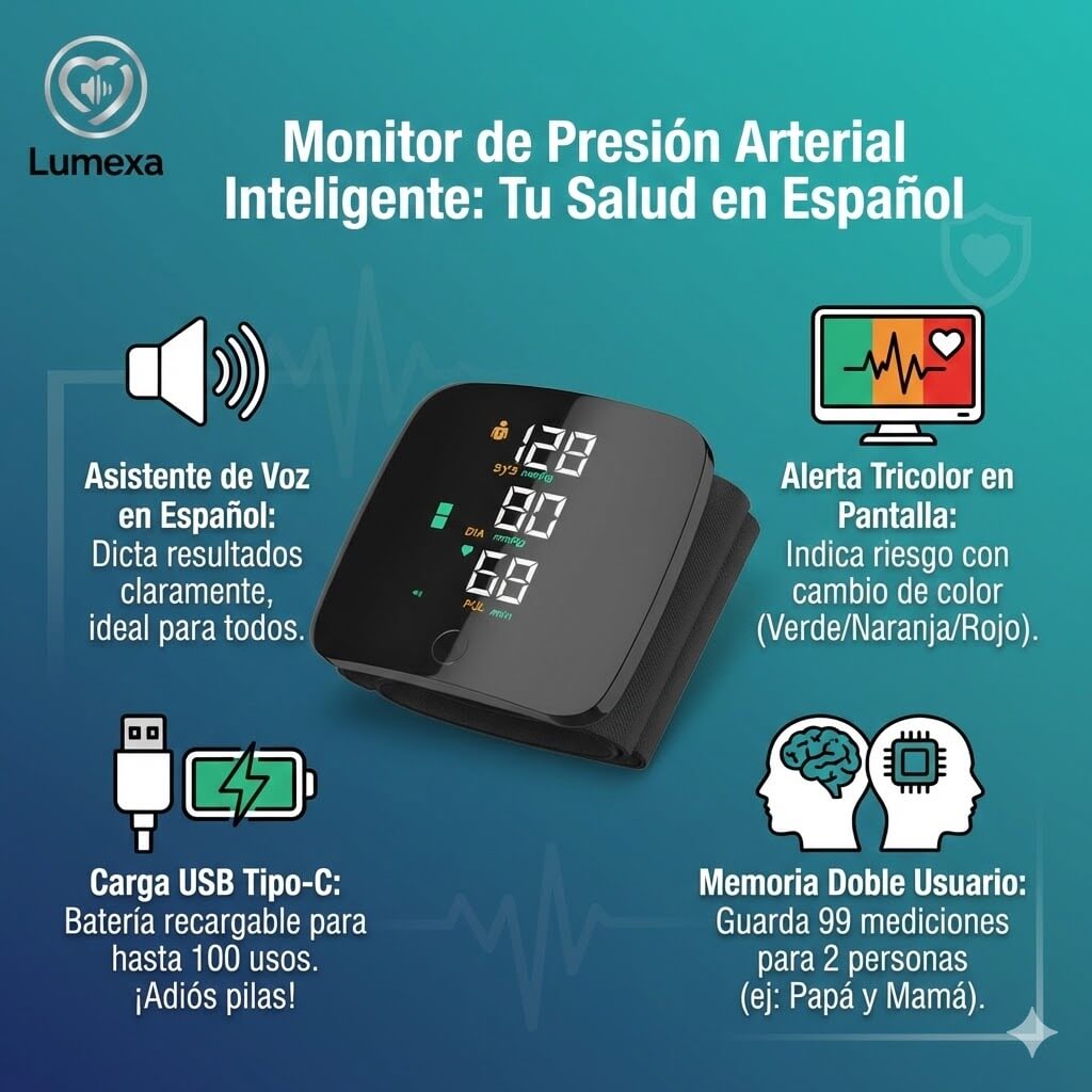 HealthGuard™: Pantalla LED de Alta Visibilidad y Sensor de Precisión