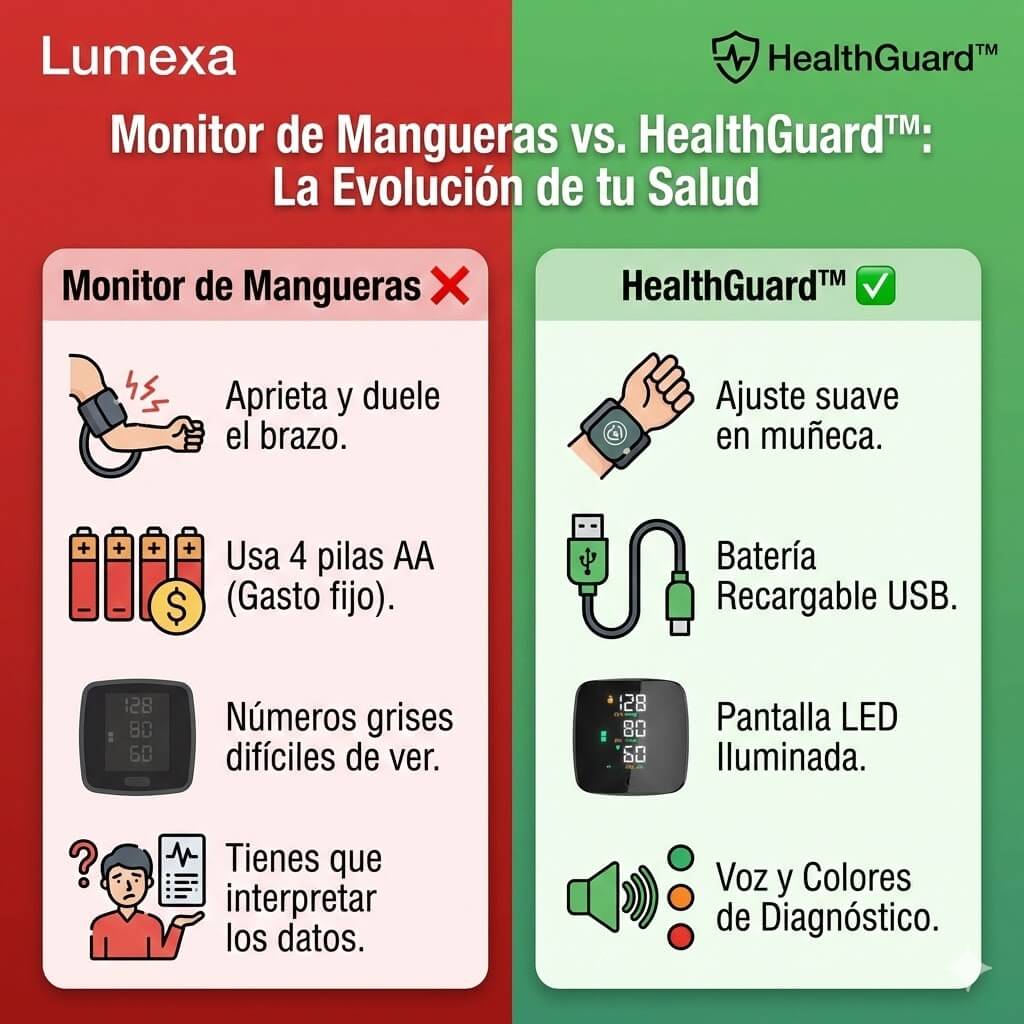 HealthGuard™: Pantalla LED de Alta Visibilidad y Sensor de Precisión