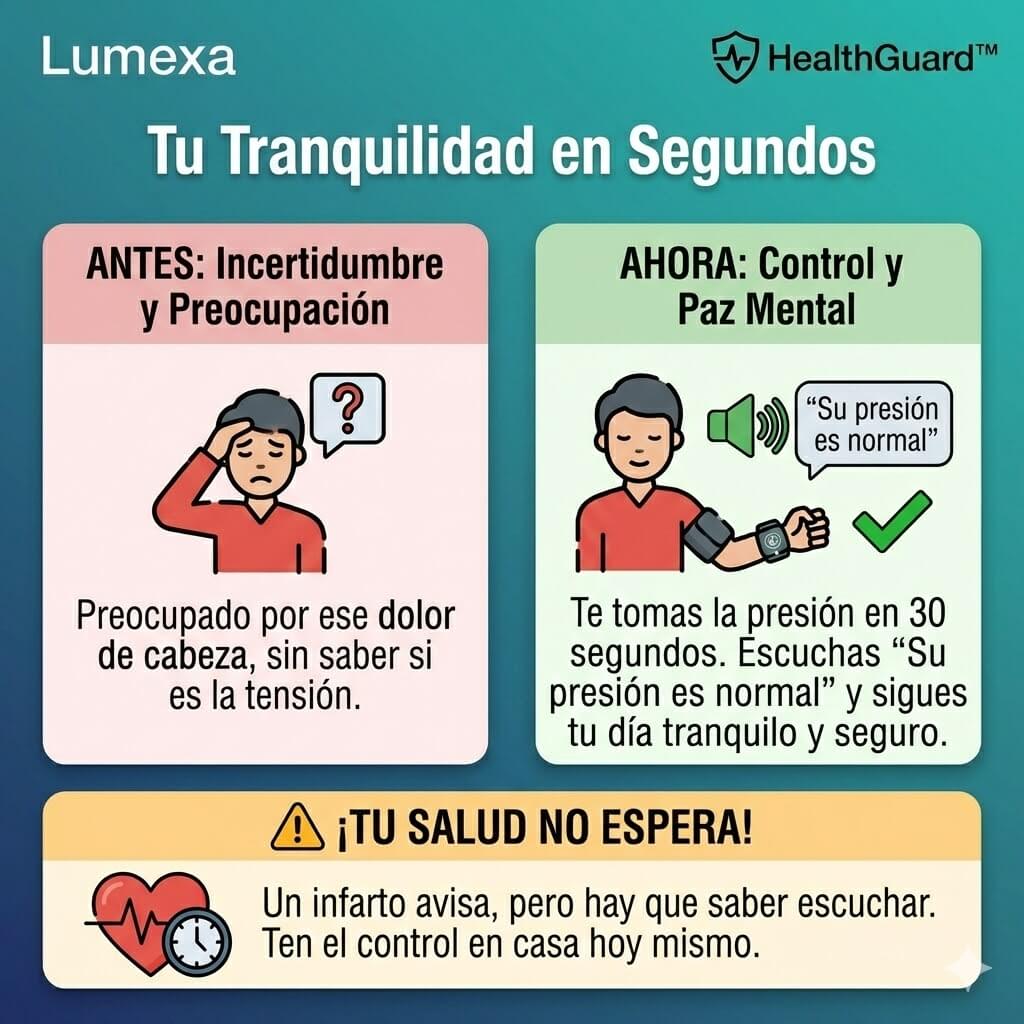 HealthGuard™: Pantalla LED de Alta Visibilidad y Sensor de Precisión