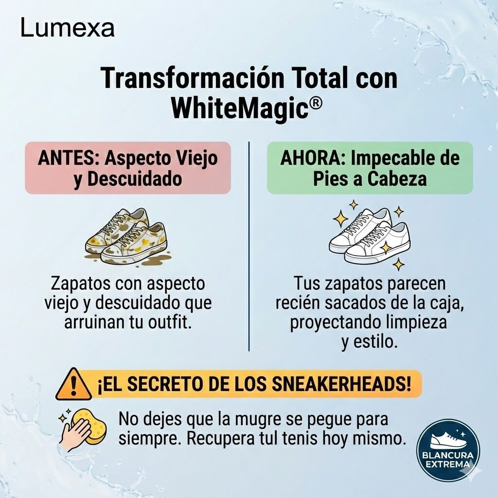 WhiteMagic®: Desmanchador Instantáneo + Esponja Incluida